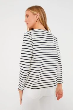 Navy Stripe Manon Popover -Outfit And Shoe Sales Store HTpWZLfTuTIYKZ5m6UgDH48chmordWvj 1