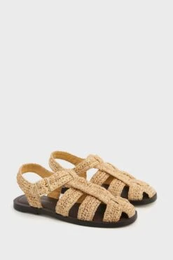 Loeffler Randall Natural Crochet On Dark Brown Sawyer Sandals -Outfit And Shoe Sales Store HfH7OehHnE1GIwCIp41JRqLR4DQExBxL 1
