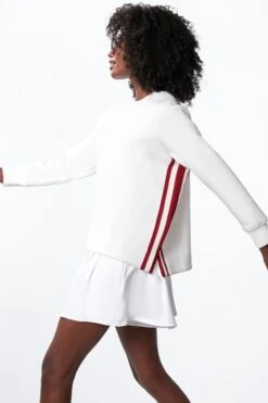 Retro Red And White Maggie Pullover -Outfit And Shoe Sales Store HmdkPnODfkJfenlXrWK3uTPdDFqC6AD5 1