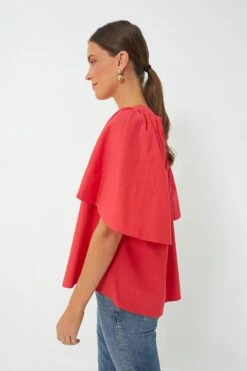 Red Finley Flutter Sleeve Top 8 Red Finley Flutter Sleeve Top -Outfit And Shoe Sales Store I12nyvkxCvghJ1QM2ntOYpRYFdRwZJKZ 1