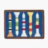 Golf Tees Needlepoint Credit Card Wallet