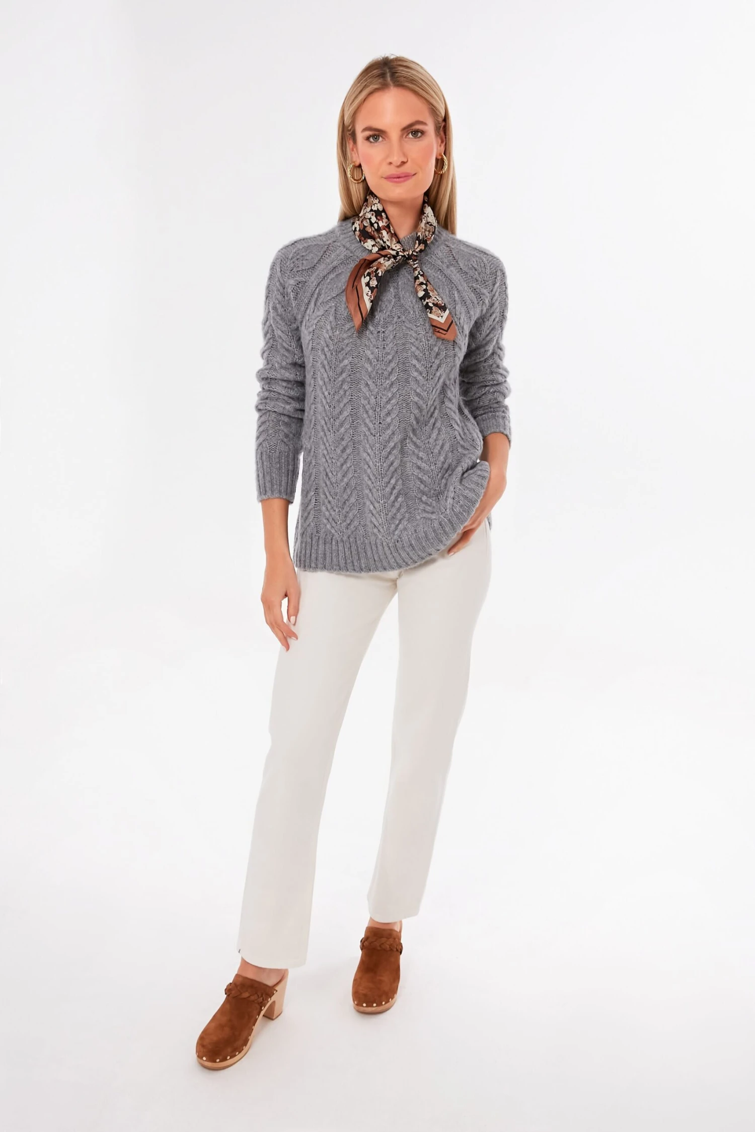 Gray Peacock Sweater 2 Gray Peacock Sweater - Image 2