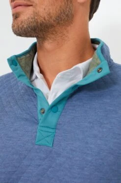 Marine Layer Blue Heather Plus Olive Corbet Reversible Pullover -Outfit And Shoe Sales Store ICcZ0cTr5JBmu6EcyaICW5NSpQAFzRwF 1