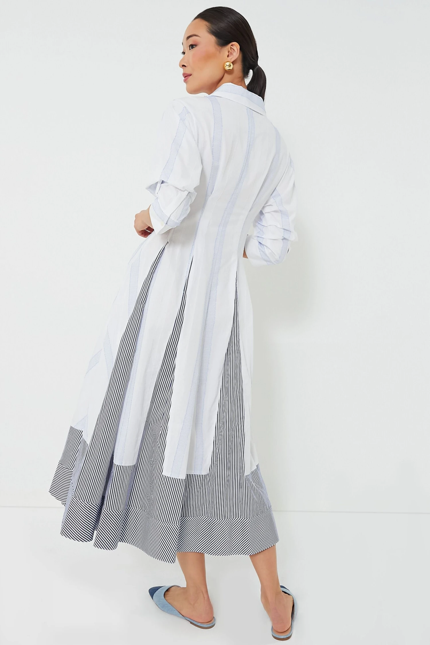 Stripe Multi Jazz Patchwork Dress 4 Stripe Multi Jazz Patchwork Dress - Image 4