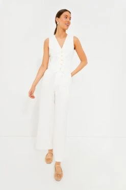 Ecru Twill Kam Vest -Outfit And Shoe Sales Store IlsuQ7rjVPKcOu4lFZkurdBqB90MRNzW 1