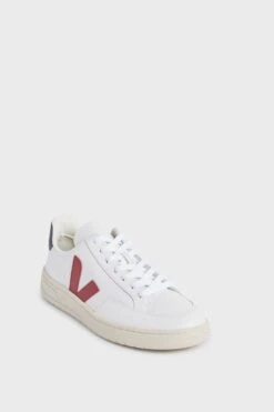 Veja Extra White Marsala Nautico V-12 Sneakers