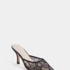 Loeffler Randall Black Lace Layla Heels