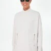 Varley Ivory Marl Bay Sweat