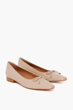 Beige Leather Monica Flats -Outfit And Shoe Sales Store JQoaH7SQpYYlnjzLmSsfb3SOs3wYXfaJ 1