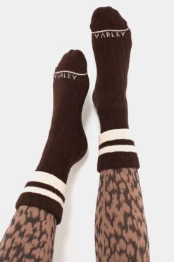 Varley Coffee Bean And Golden Bronze Preston Sock -Outfit And Shoe Sales Store Jgvso4NB3MVLTFyBgGb2VguOmjrACfWj 1