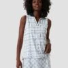 Provincial Plaid Sleeveless Caroline Polo