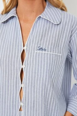 Blue Bree Binding Sleepwear Set -Outfit And Shoe Sales Store Jwrnt4ScUCeArgMLvBveyOC2niX8nPDK 1