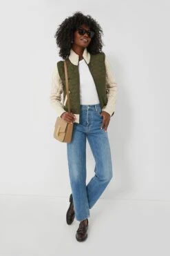 Veronica Beard Army And Oatmeal Patra Mixed Media Jacket -Outfit And Shoe Sales Store K1aWPbjqd1ESkQkTte11hYLJEHnnWcPT 1