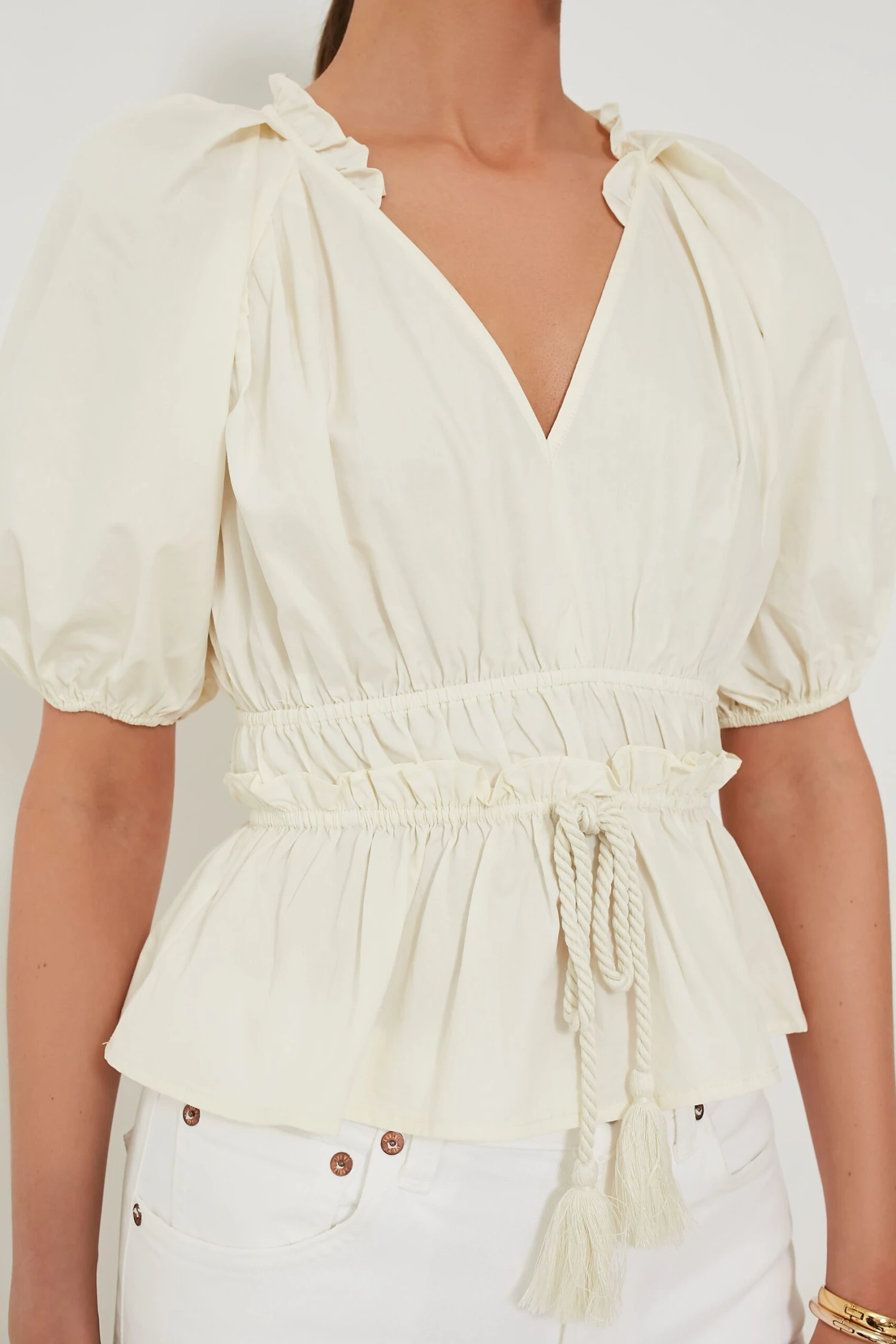 Cream Puff Sleeve Top 5 Cream Puff Sleeve Top - Image 5