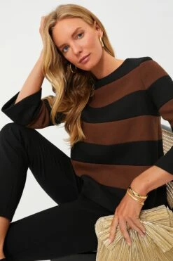 Black And Brown Striped Mia Blouse 10 Black And Brown Striped Mia Blouse -Outfit And Shoe Sales Store KaSckh7Q7vke0feDcLqAKVuyVW3VpCgP 1