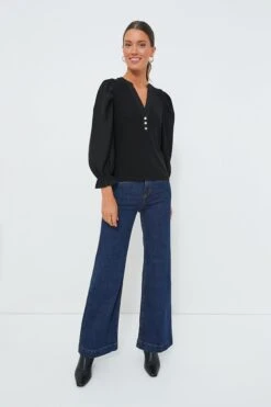 Black Long Sleeve Livia Puff Sleeve Top -Outfit And Shoe Sales Store KlZmJ7OD5abSFOrWjkFmIrHuHZfnTGhm 1