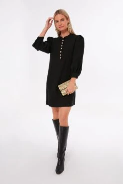 Black Samantha Mini Dress