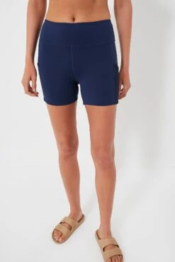 Navy Cane 4 Inch Aaron Tennis Short