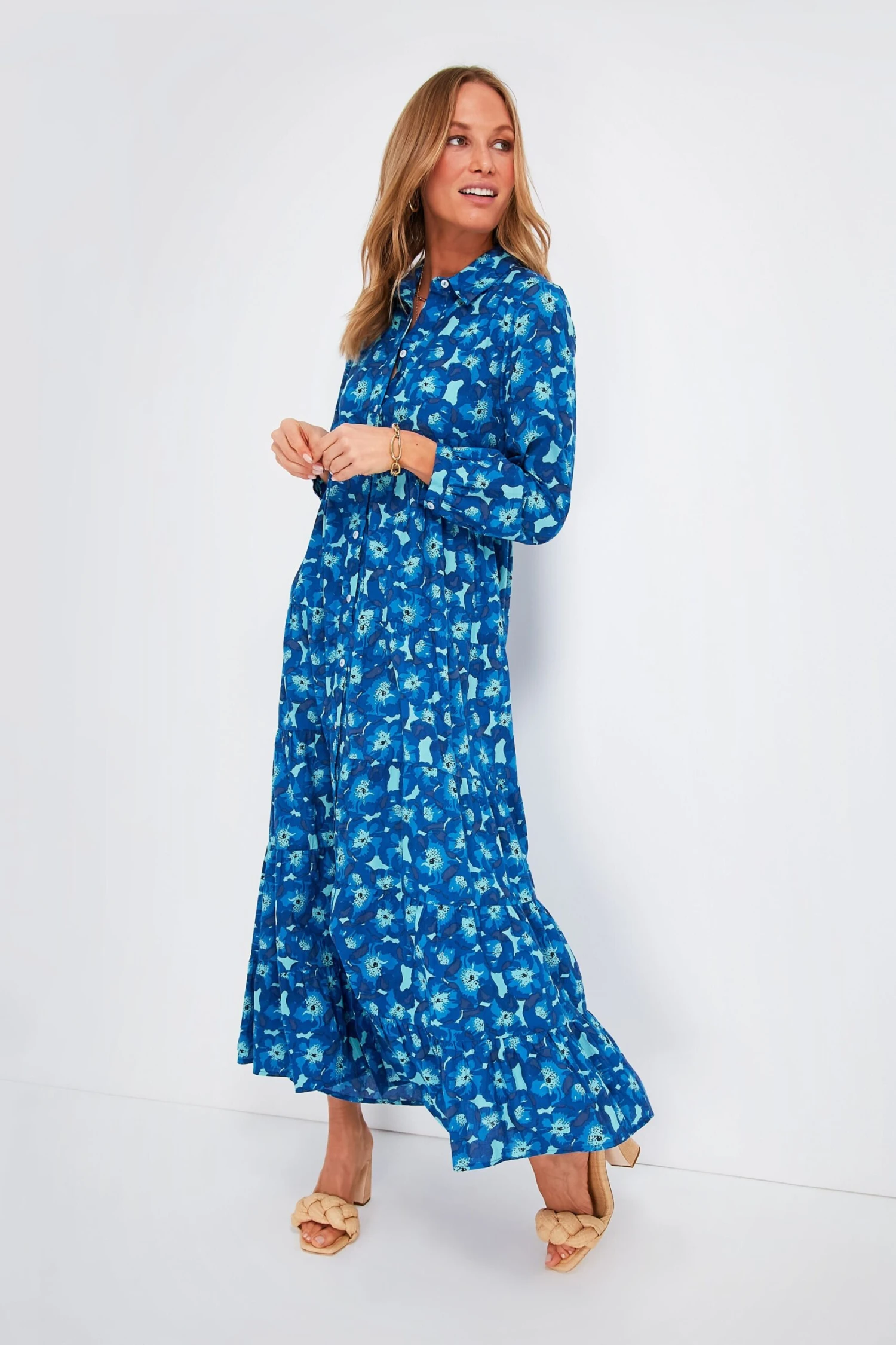 Blue Jacinta Jinette Dress 2 Blue Jacinta Jinette Dress - Image 2