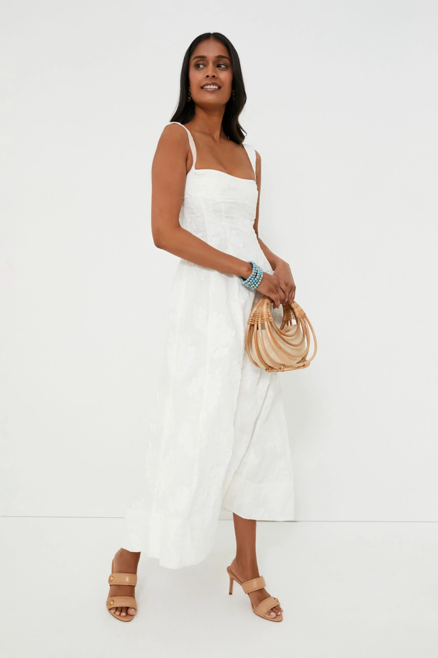 Cloud Jacquard Emilia Dress 2 Cloud Jacquard Emilia Dress - Image 2