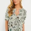 ULLA JOHNSON Botanical Mist Shea Top