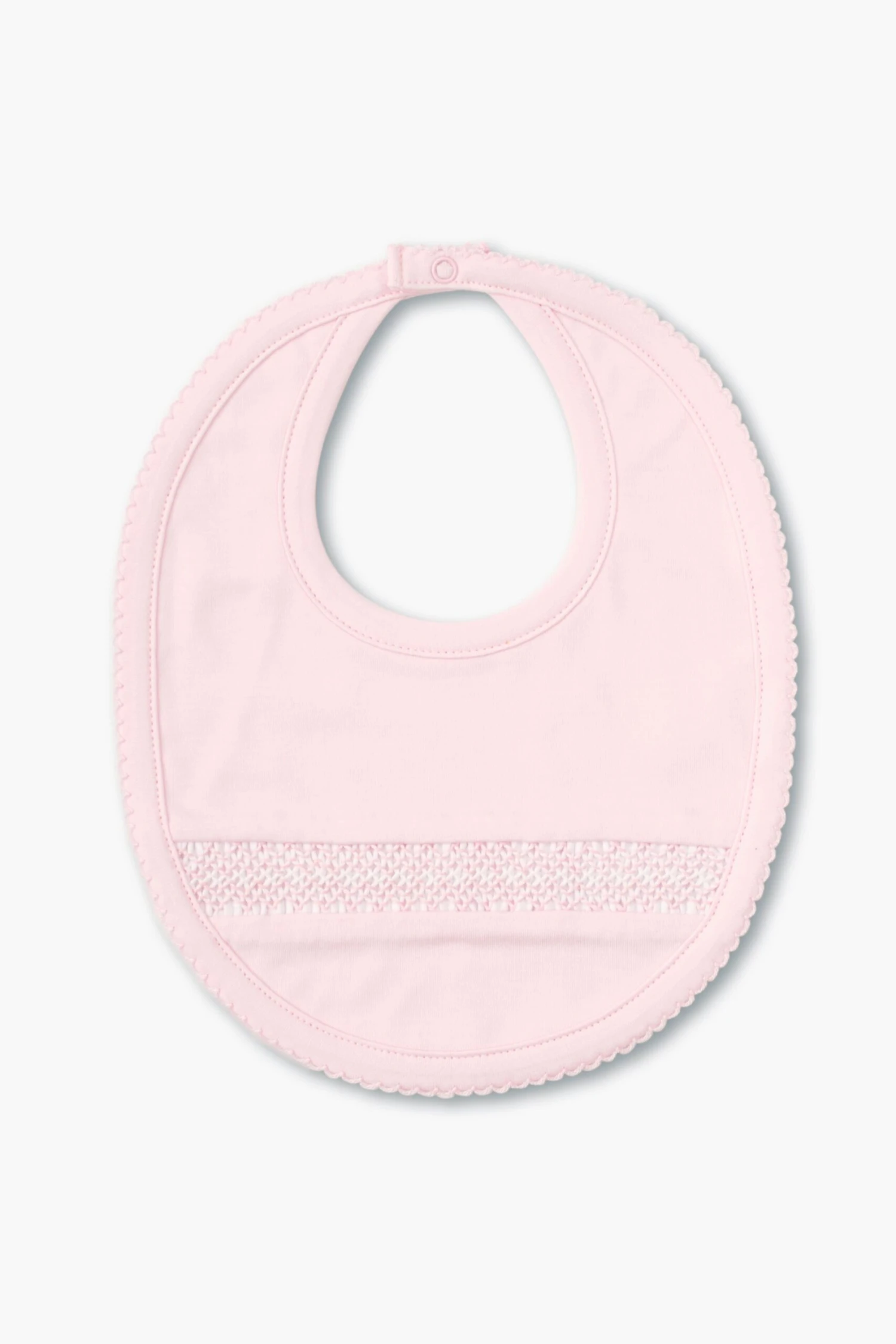 Pink Hand Smocked Bib 1 Pink Hand Smocked Bib