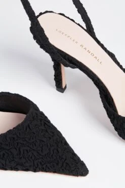 Loeffler Randall Black Puckered Jaden Heels -Outfit And Shoe Sales Store MgeACxwWzhPyFzagCSD1k3EdmaDup4zS 1
