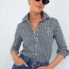 Black Gingham Long Sleeve Icon Shirt