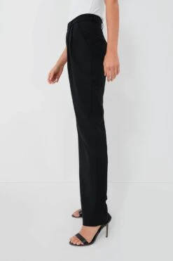 ANINE BING Black Twill Carrie Pant -Outfit And Shoe Sales Store NBChNIozSMTmqLw4IKQRfNo3LknrUqWg 1