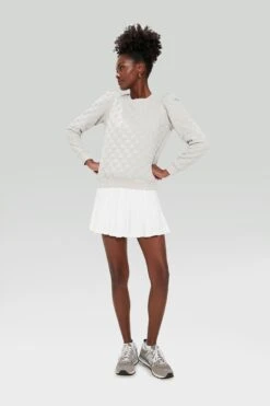 Gray Puff Sleeve Campbell Pullover -Outfit And Shoe Sales Store NSMbTtILn07keE3g7sQcIUFYp35JOonZ 1