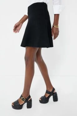 Black Knit Margaret Mini Skirt -Outfit And Shoe Sales Store NvYukb6lCfICakW3R0cTvQS0fiX8r0eu 1