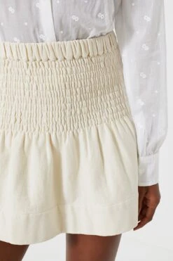Isabel Marant Etoile Ecru Pacifica Mini Skirt -Outfit And Shoe Sales Store NwRFu1BVOaN8ZIhbFfDqgqf5A1CcLMjn 1