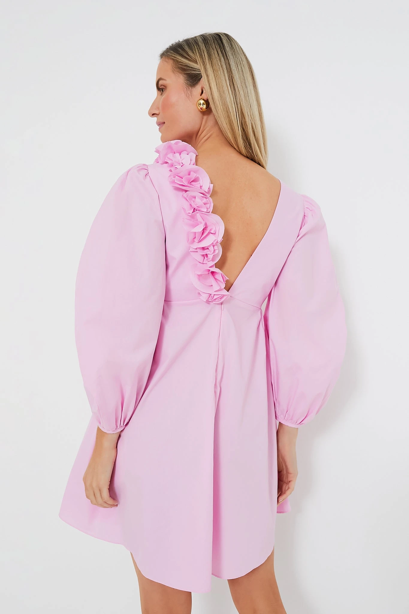 Pink Carianne Mini Dress 4 Pink Carianne Mini Dress - Image 4