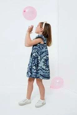 Exclusive Blue Charlough Print Flutter Sleeve Dress 8 Exclusive Blue Charlough Print Flutter Sleeve Dress -Outfit And Shoe Sales Store OTVbOcl76yI4ouSmLfblHm1aY45ElJwS 1