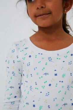 Blue Floral Organic Long Sleeve Pajama Set -Outfit And Shoe Sales Store OZEDvysyDpwsDc0orlzXgB2RVkfMNi4w 1