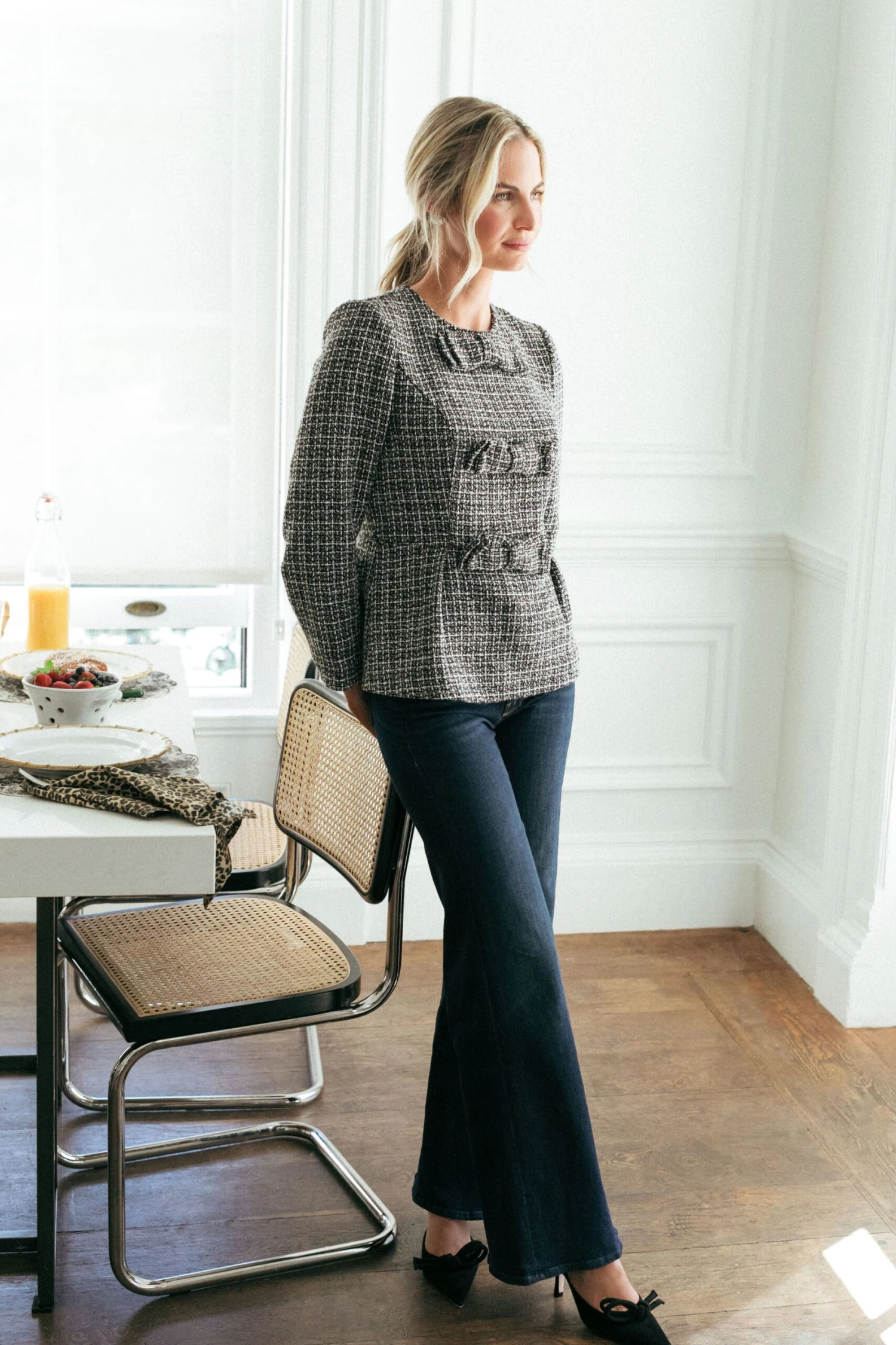 Gray Brielle Tweed Jacket 6 Gray Brielle Tweed Jacket - Image 6