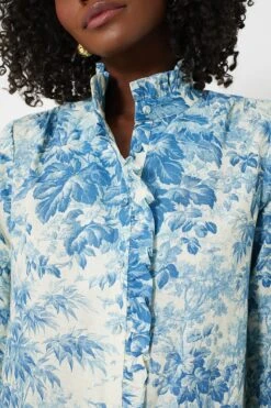 Misty Blue Toile Tate Dress -Outfit And Shoe Sales Store Ouy3qnj6j4PjNPiszIFGXoeJs7kr8iWv 1