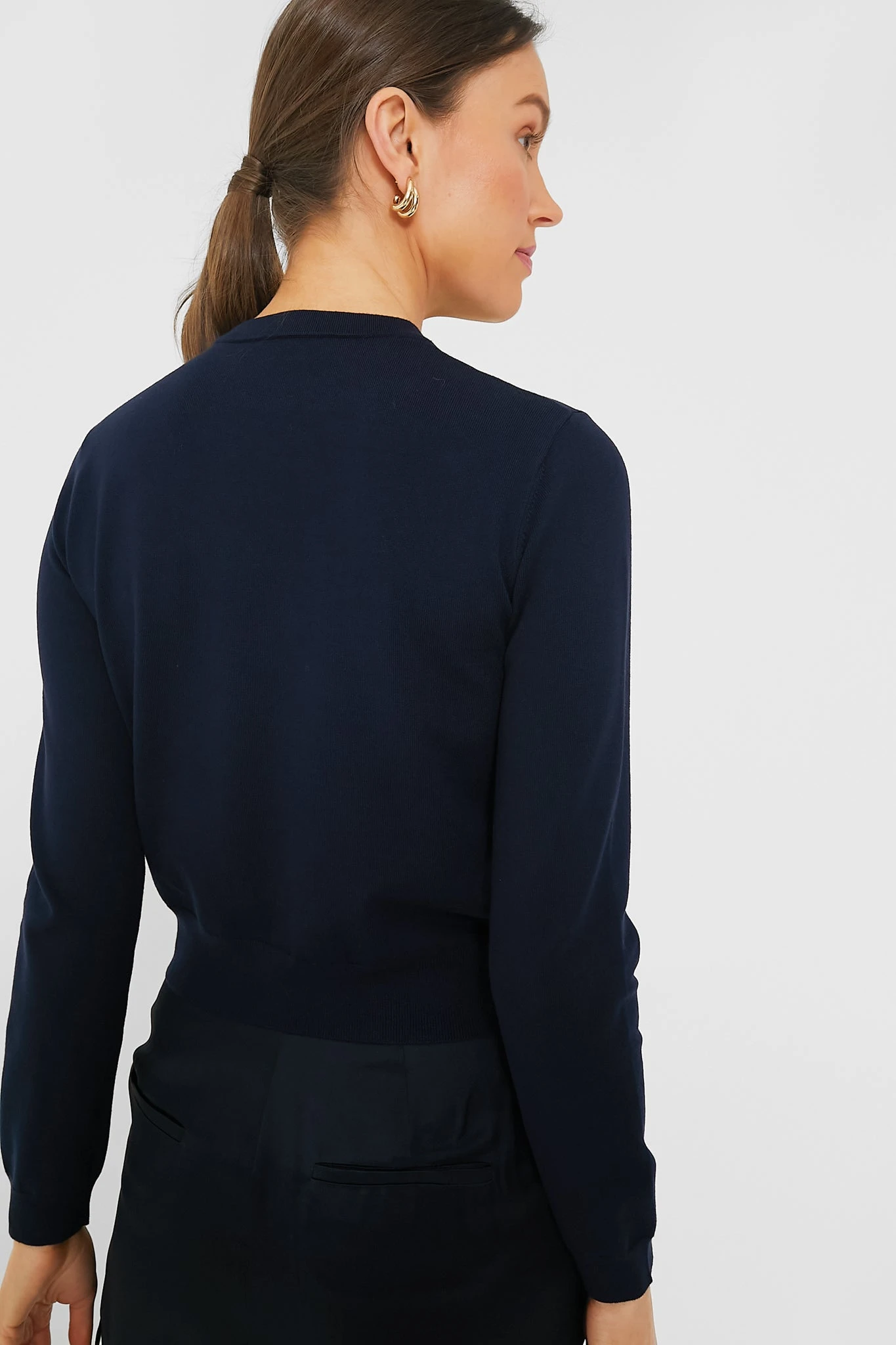 Marella Navy Serata Sweater 4 Marella Navy Serata Sweater - Image 4