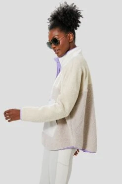 Gray And Lilac Fleece Cady Quarter Zip -Outfit And Shoe Sales Store PARixT0VDUqmvM5bb8YMlOPJV4SWVUa0 1