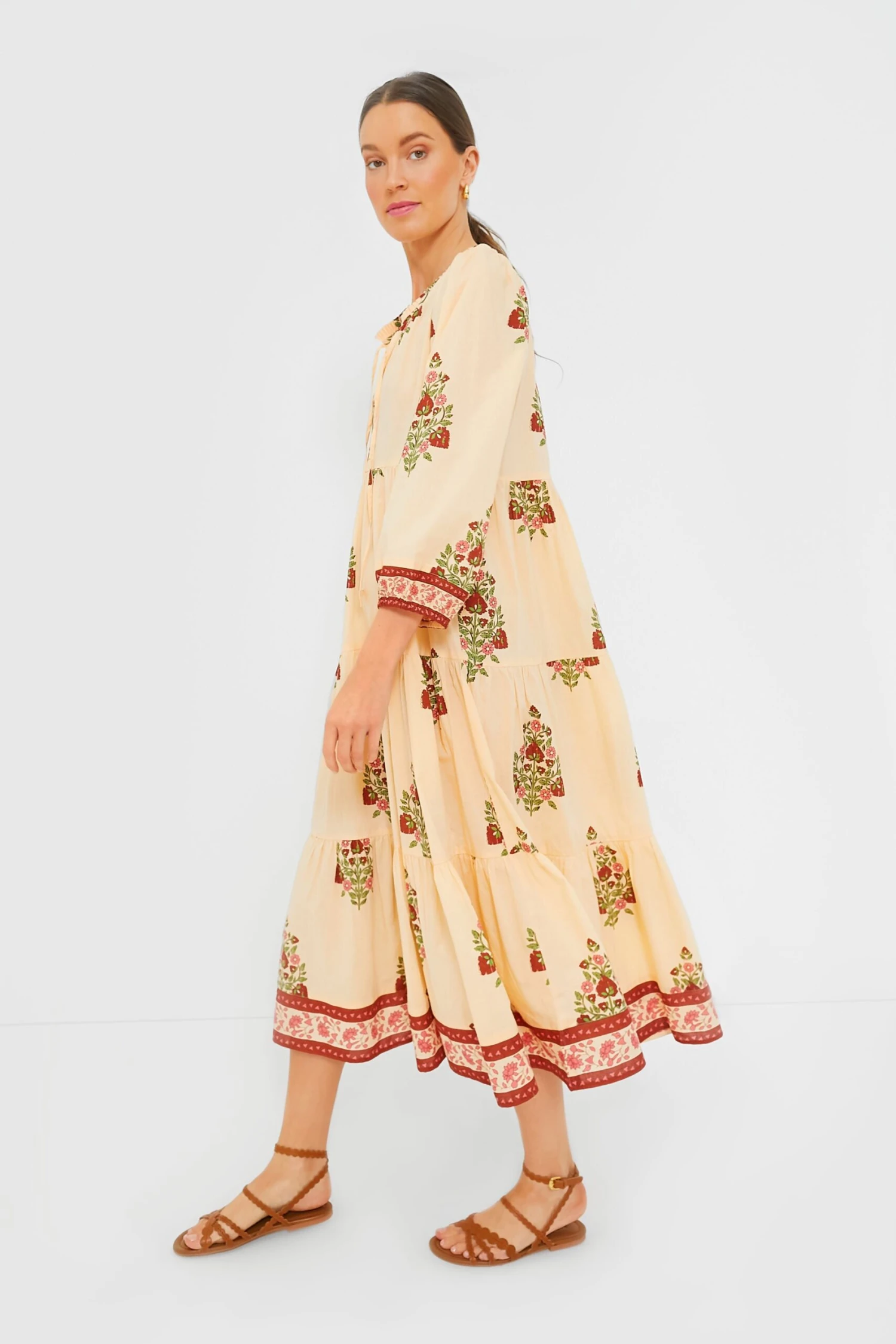 Blush Chandelier Long Sleeve Salty Paloma Caftan 3 Blush Chandelier Long Sleeve Salty Paloma Caftan - Image 3