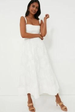 Cloud Jacquard Emilia Dress