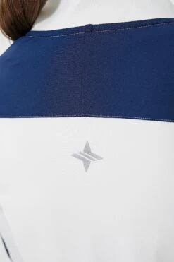 White And Navy Carver Quarter Zip Tee -Outfit And Shoe Sales Store PGZOygheVhKJszBmFfcBl2s00TZu394k 1