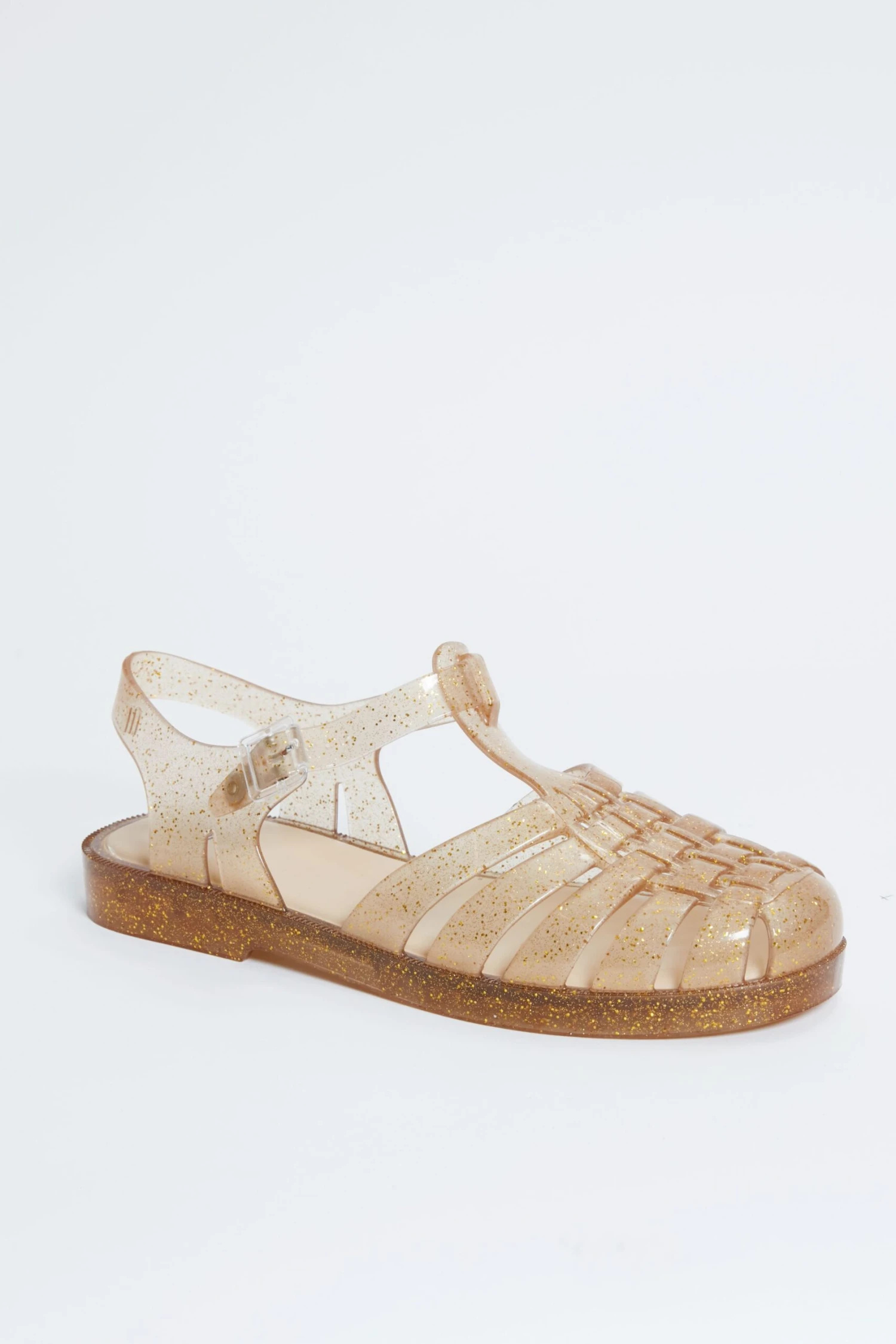 Melissa Gold Glitter Possession Sandals 1 Melissa Gold Glitter Possession Sandals