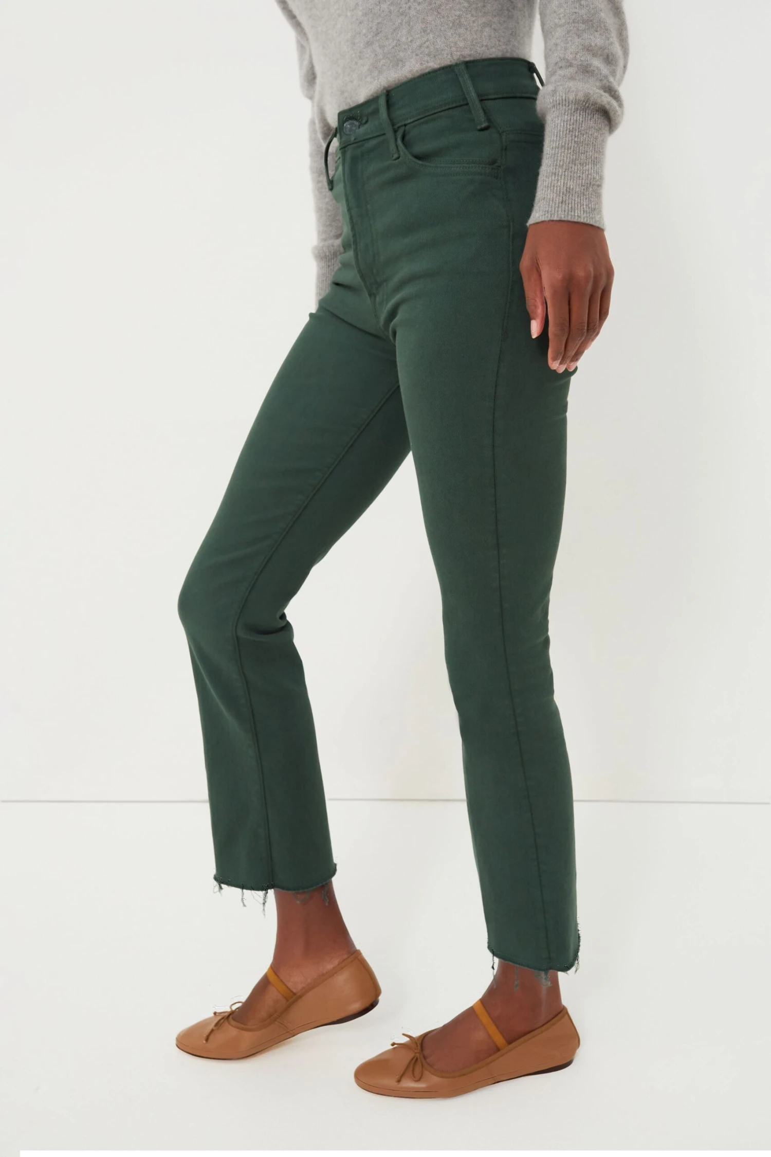 MOTHER Black Forest The Hustler Ankle Fray 3 MOTHER Black Forest The Hustler Ankle Fray - Image 3