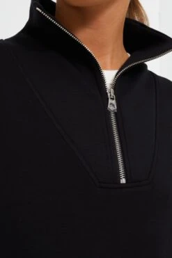 Varley Black Hawley Half Zip Sweater -Outfit And Shoe Sales Store PRMJMlyzn7RJyC7FsY1Mqaja89Nkbmj7 1