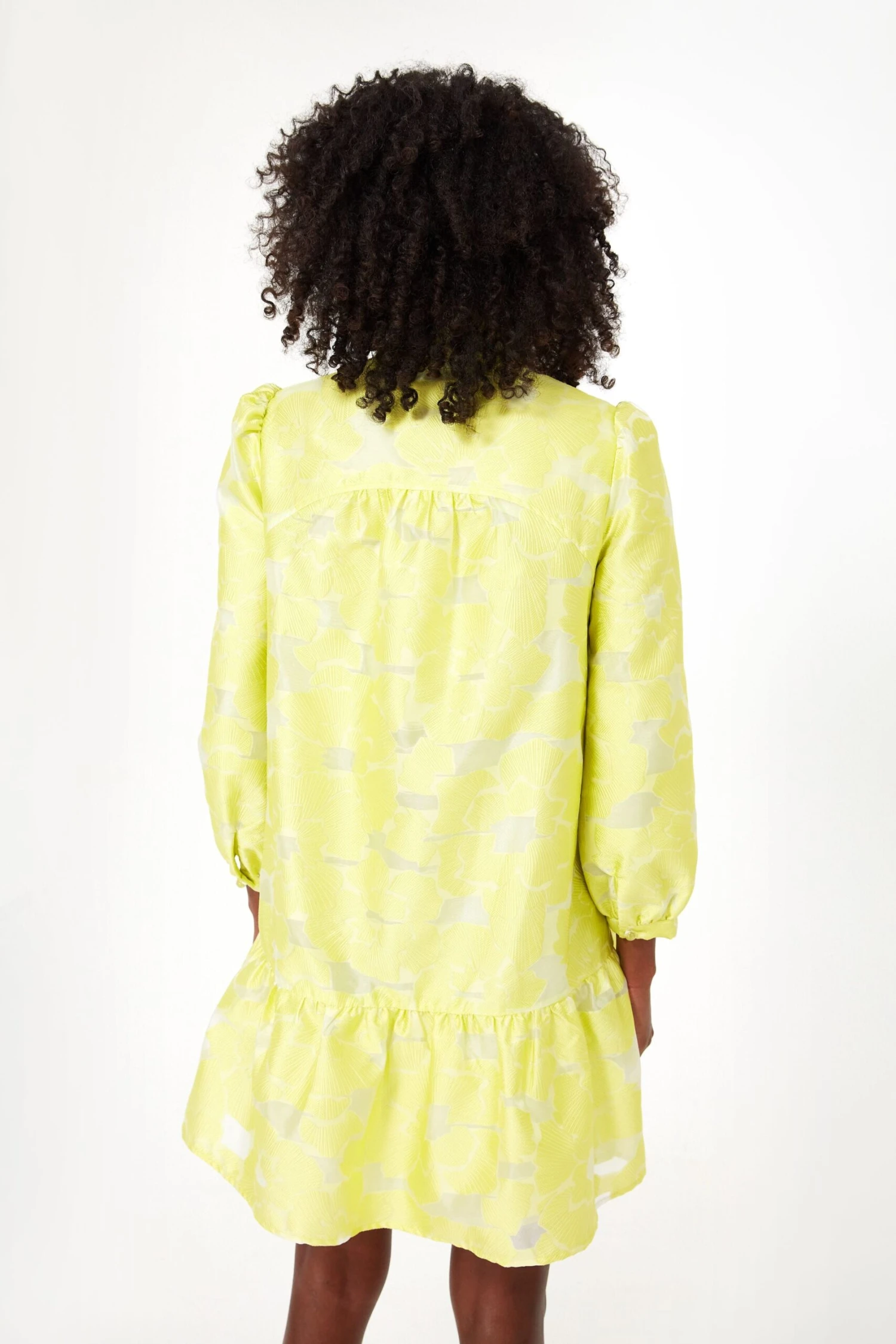 Citron Fil Coupe Palmerston Dress 4 Citron Fil Coupe Palmerston Dress - Image 4