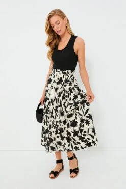 Exclusive Ivory Floral Midi Skirt -Outfit And Shoe Sales Store Pk8uc7Qg8RYpxYl8UbKzDrKkF8CqMwWx 1