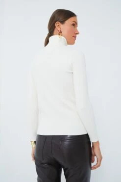 Winter White Arlo Ribbed Turtleneck -Outfit And Shoe Sales Store PzSVQIBUB3QIe7DKb85rfAbBq36nWmpE 1