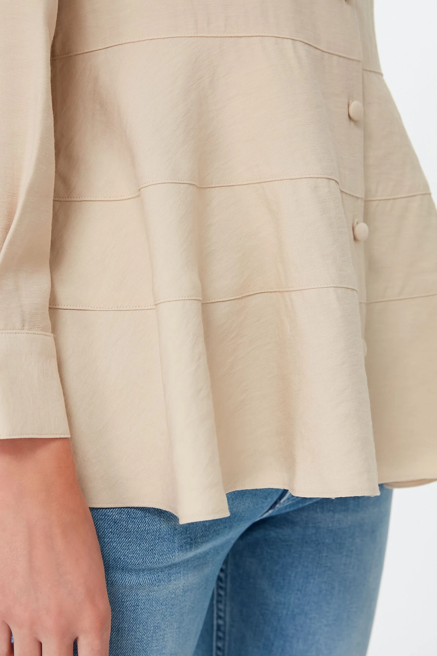 Tan Ashlen Blouse 5 Tan Ashlen Blouse - Image 5