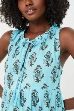 Tropical Turquoise Bouquet Salty Paloma Caftan -Outfit And Shoe Sales Store QGU3KmwBXgMOAjGttRPUczmAawz5fgea 1